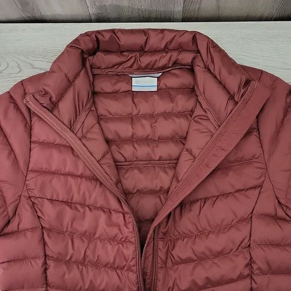 Columbia Womens XS Chestnut Clearing Jacket Regular Fit Omni-Shield Puffer NEW - Picture 4 of 13